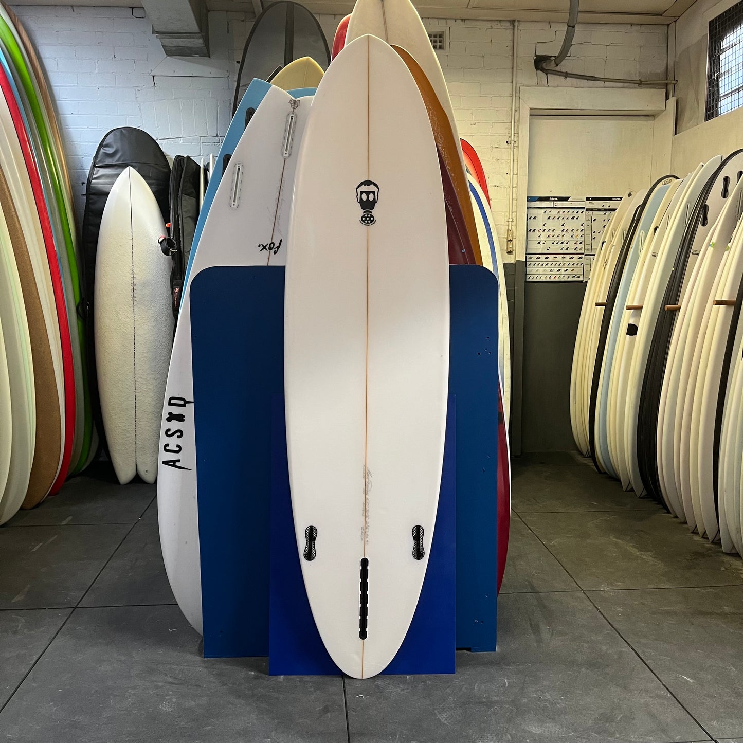 Mark Phipps Shapes One Bad Egg 6'10" secondhand surfboard bottom view