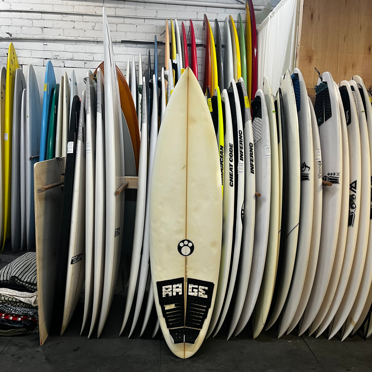 Maurice Cole RV Shorty 5'11" secondhand surfboards top view