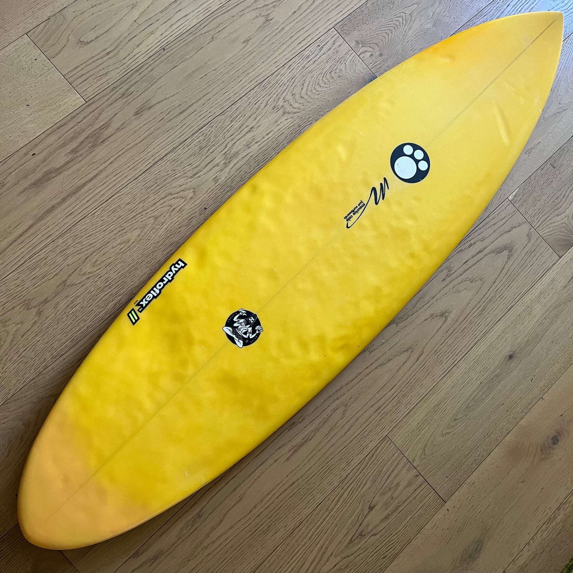Maurice Cole Shiva 5'11" secondhand surfboard top view