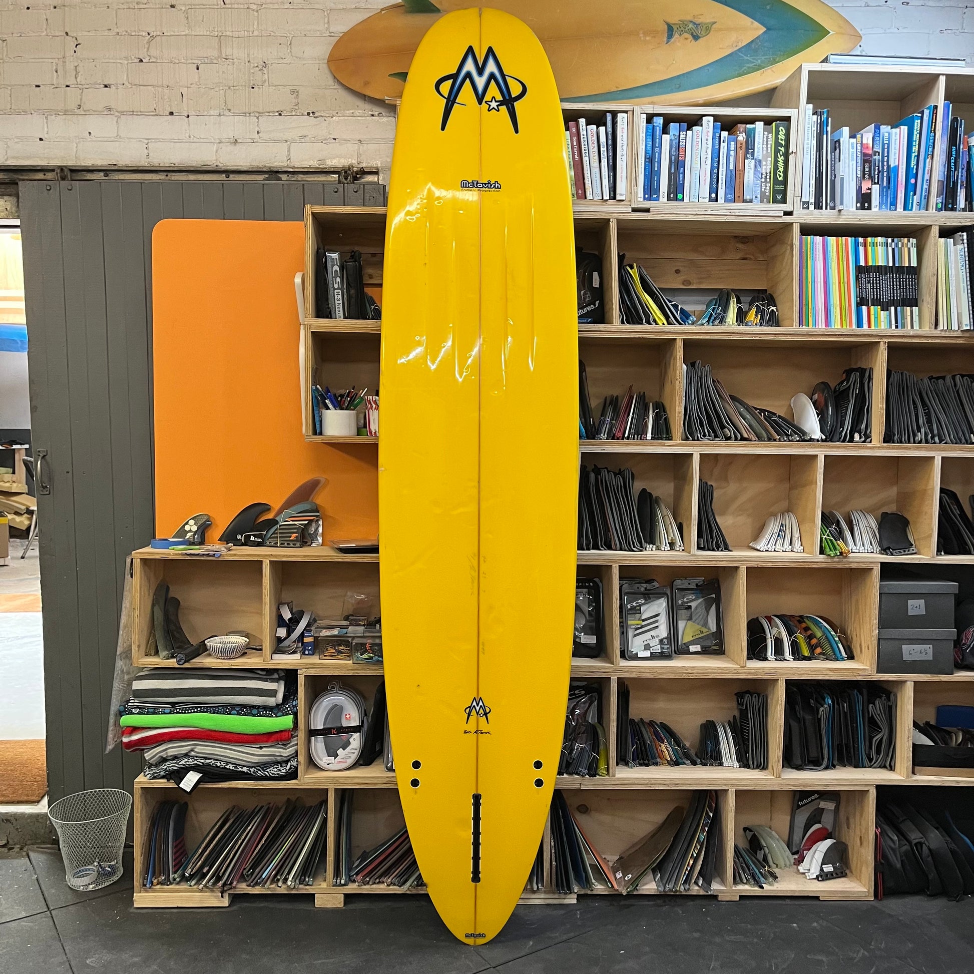 McTavish The Original 9'4" secondhand surfboard bottom view