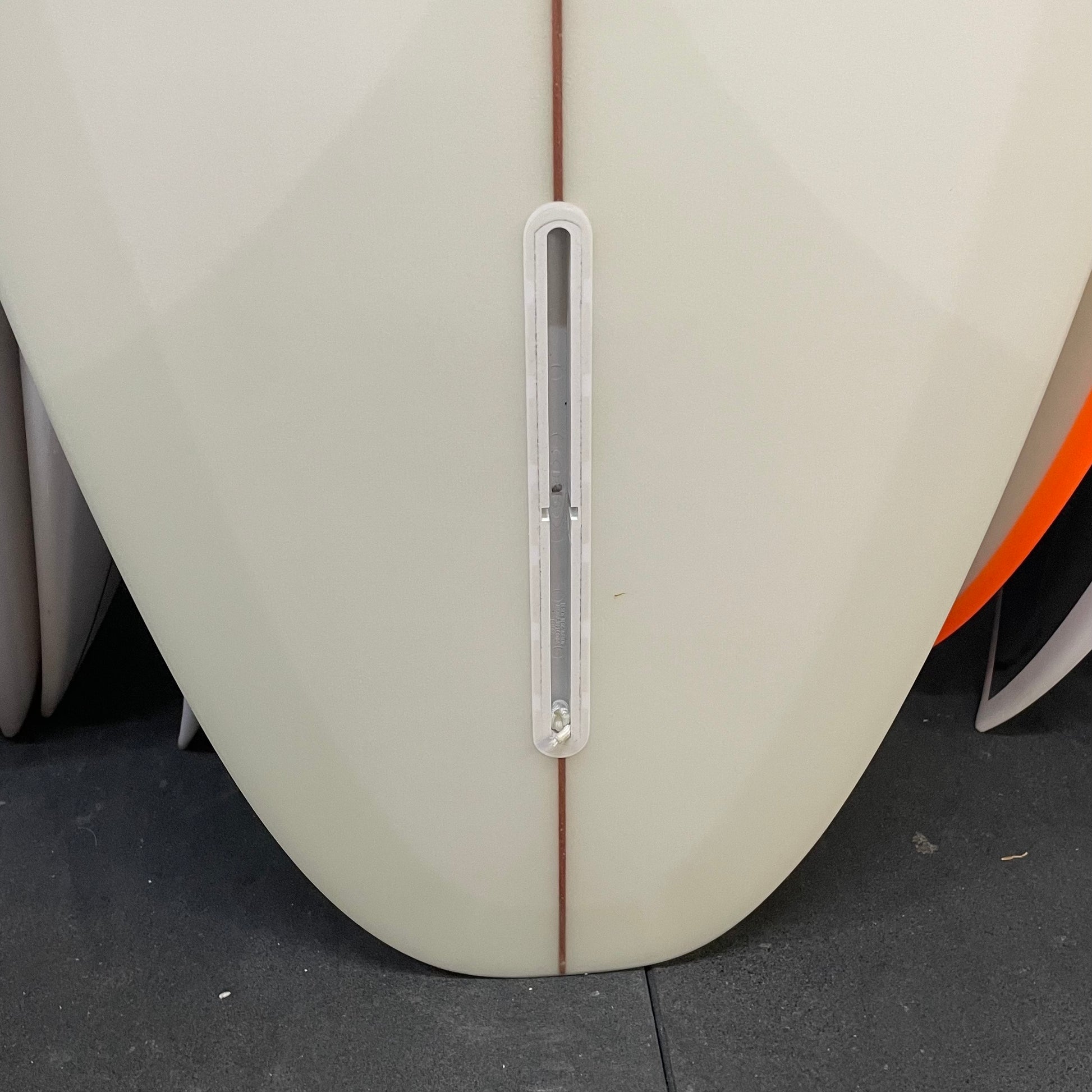 Mctavish Rincon 7'10" secondhand surfboard fin box close-up