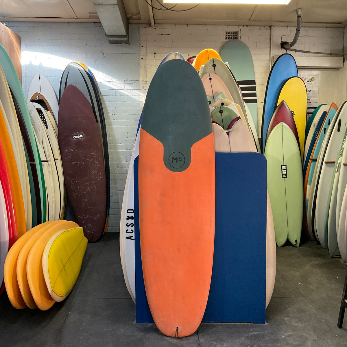 MF The Beastie 2.0 Super EVA 6'6" secondhand surfboards top view