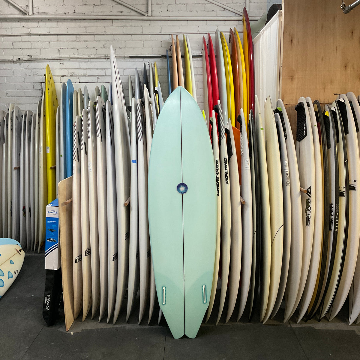 MOTE Alta 6'4"secondhand surfboards bottom view