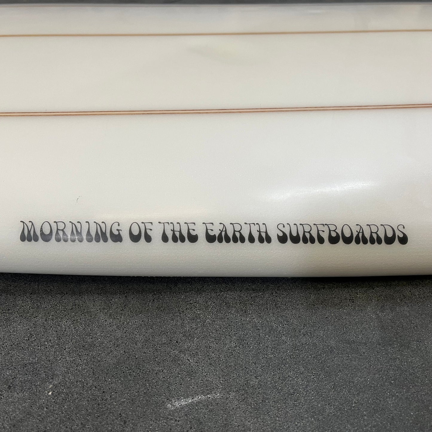 Morning of the Earth Fiji 6'10" secondhand surfboard brand logo name