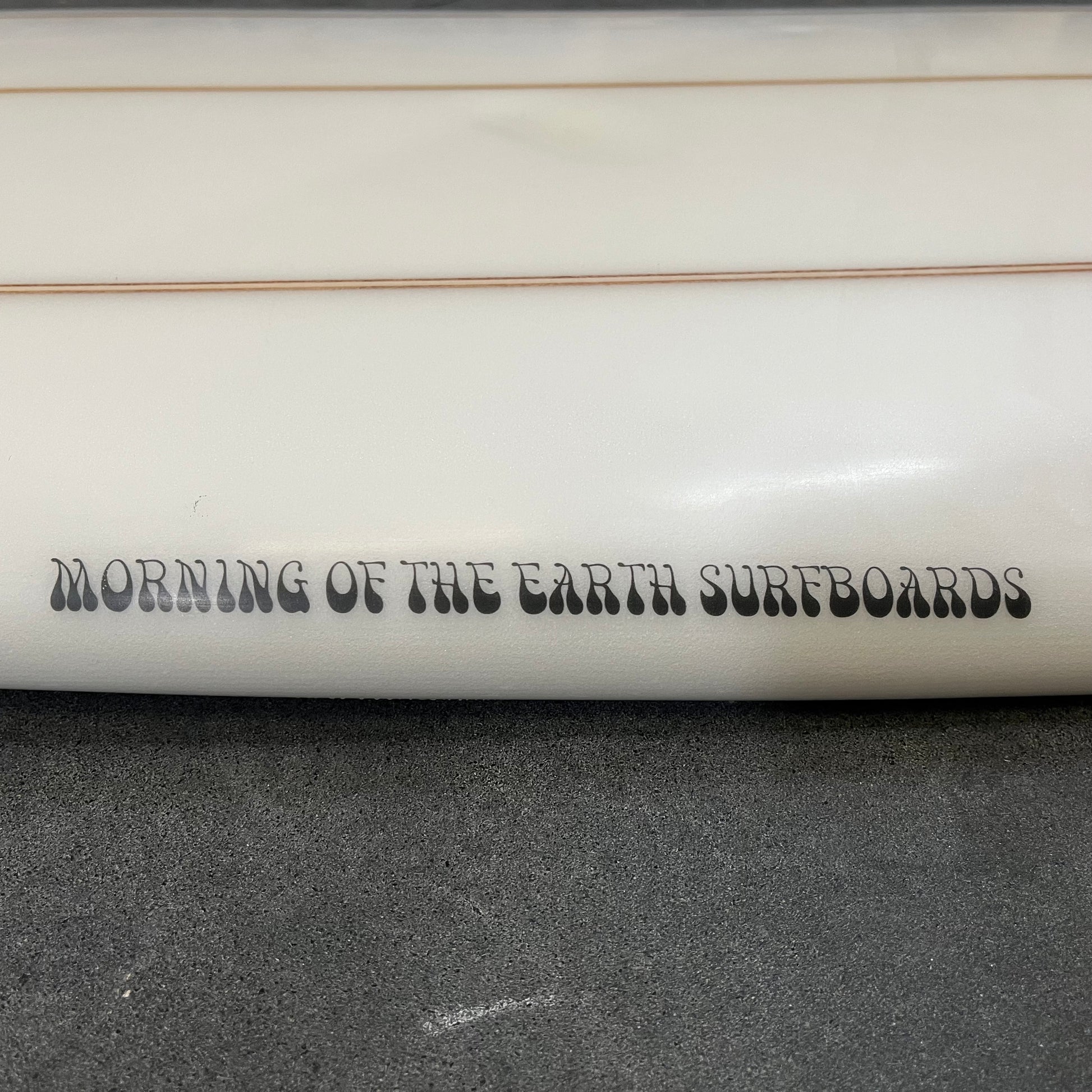 Morning of the Earth Fiji 6'10" secondhand surfboard brand logo name