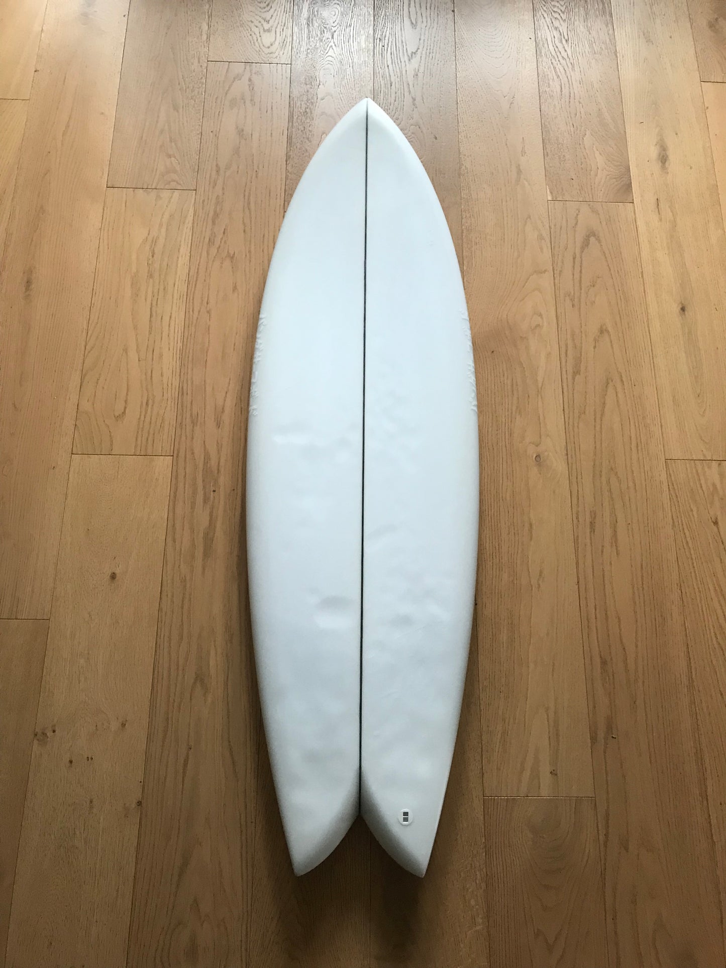 Panda Surfboards Rocket Fish Quad 5'8" secondhand surfboard top view