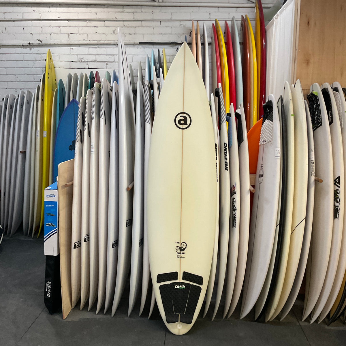 Pete Anderson (NZ) The Cuban 6'9" secondhand surfboards top view