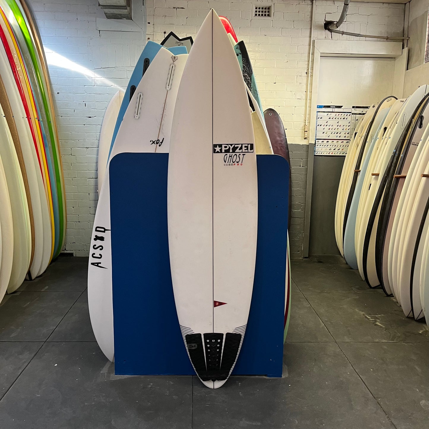 Pyzel Ghost Pro 6'8" secondhand surfboard top view