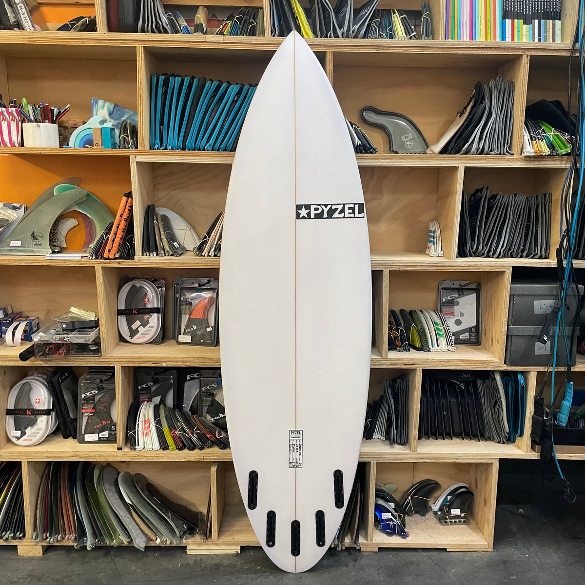 Pyzel Ghost XL 6'2" secondhand surfboards bottom view