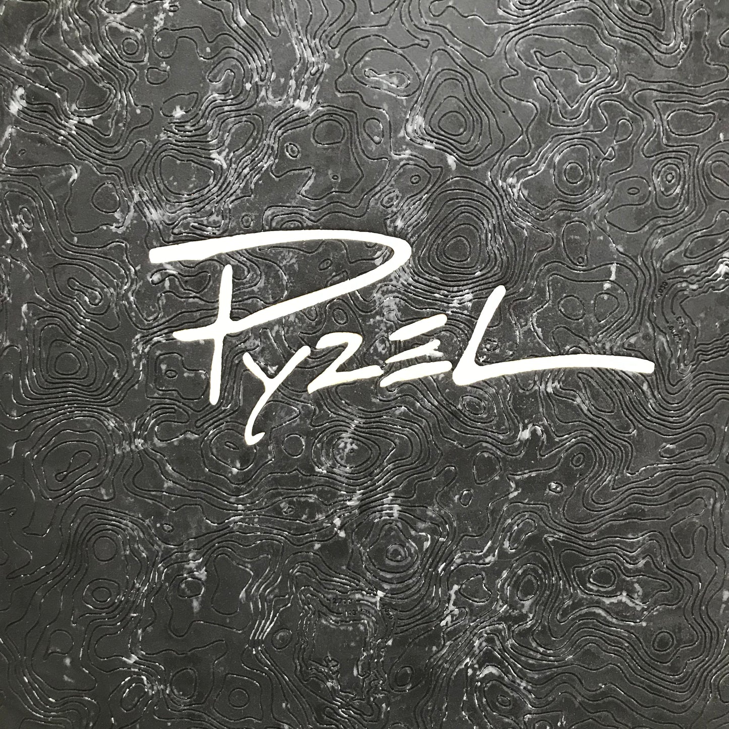 Pyzel JJF Gremlin softboard 5'6" secondhand surfboard brand logo close-up