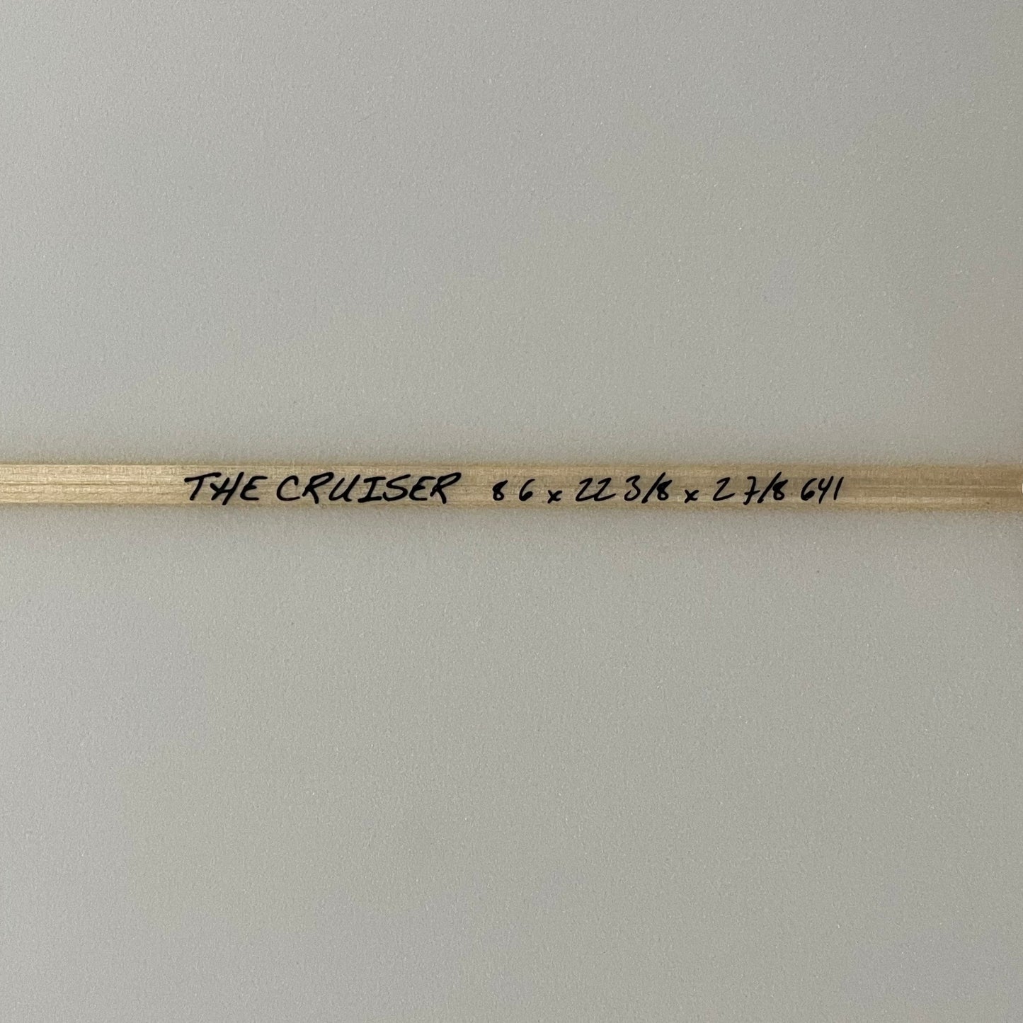 Rip Curl The Cruiser 8'6" secondhand surfboard dimensions close-up