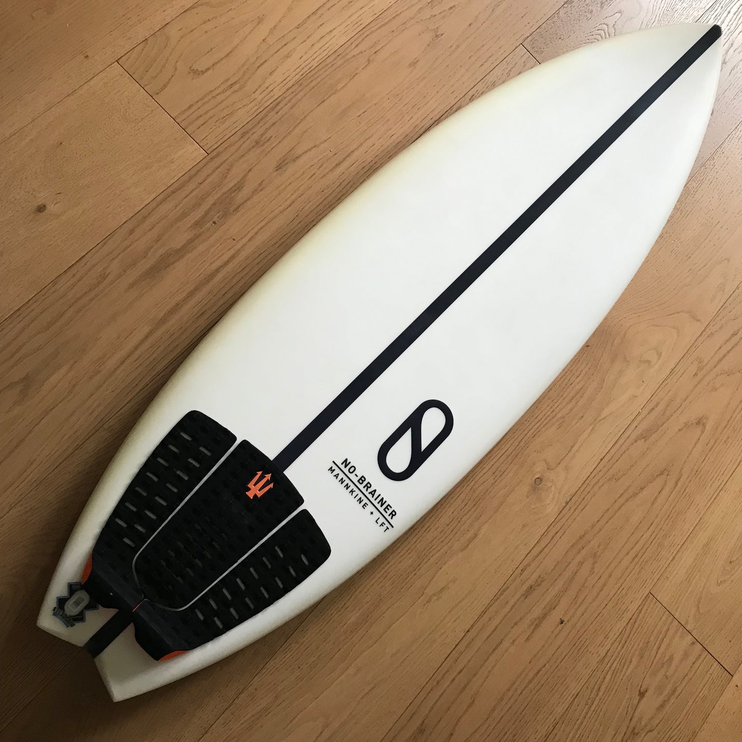 Slater Designs No Brainer 5'4" secondhand surfboard top view
