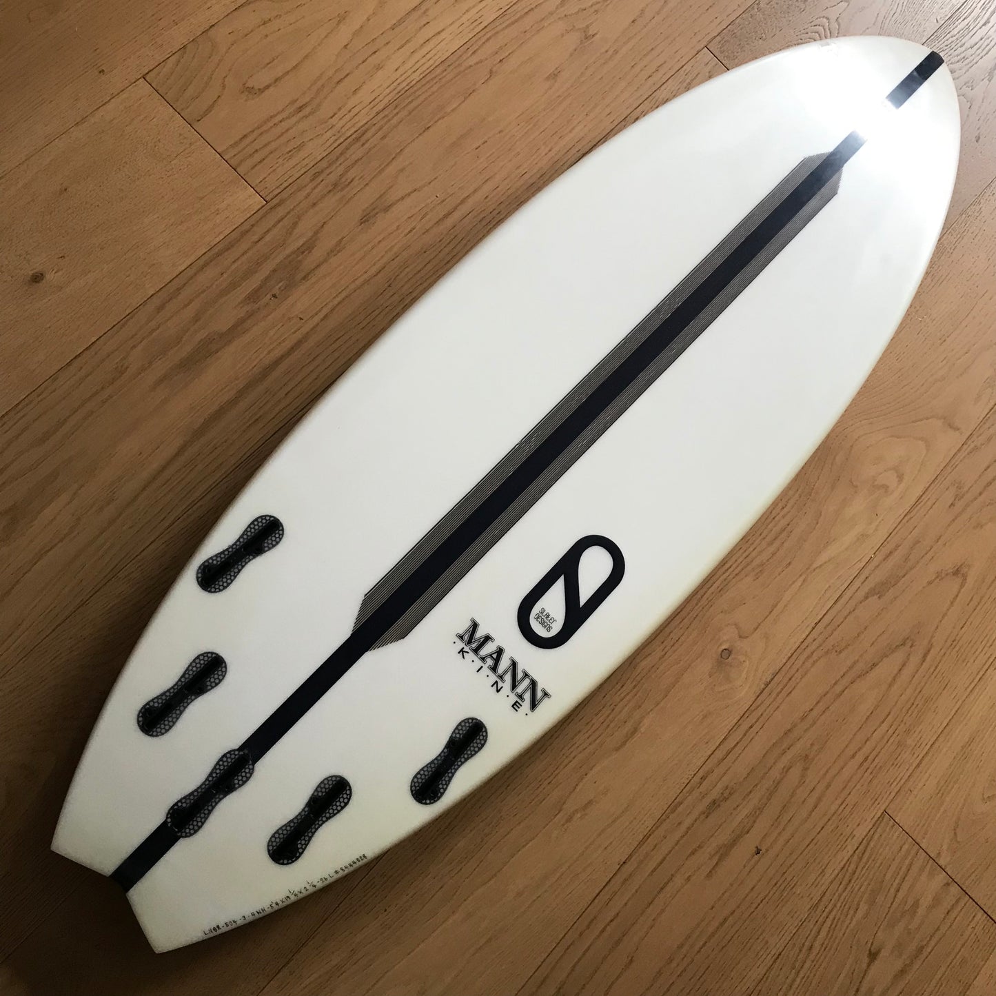 Slater Designs No Brainer 5'4" secondhand surfboard bottom view