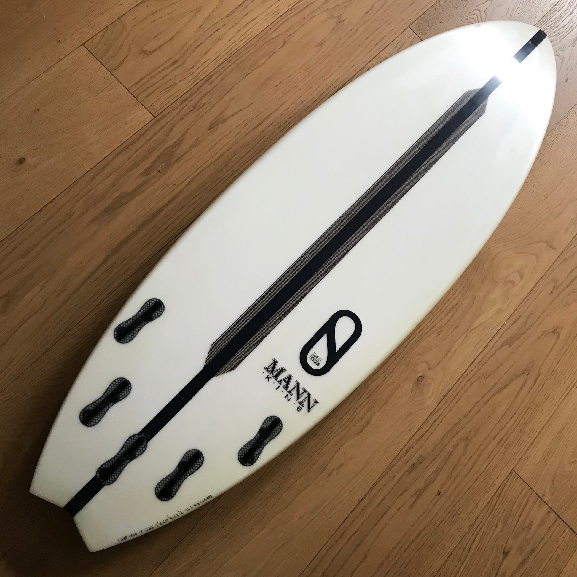Slater Designs No Brainer 5'4" secondhand surfboard bottom view
