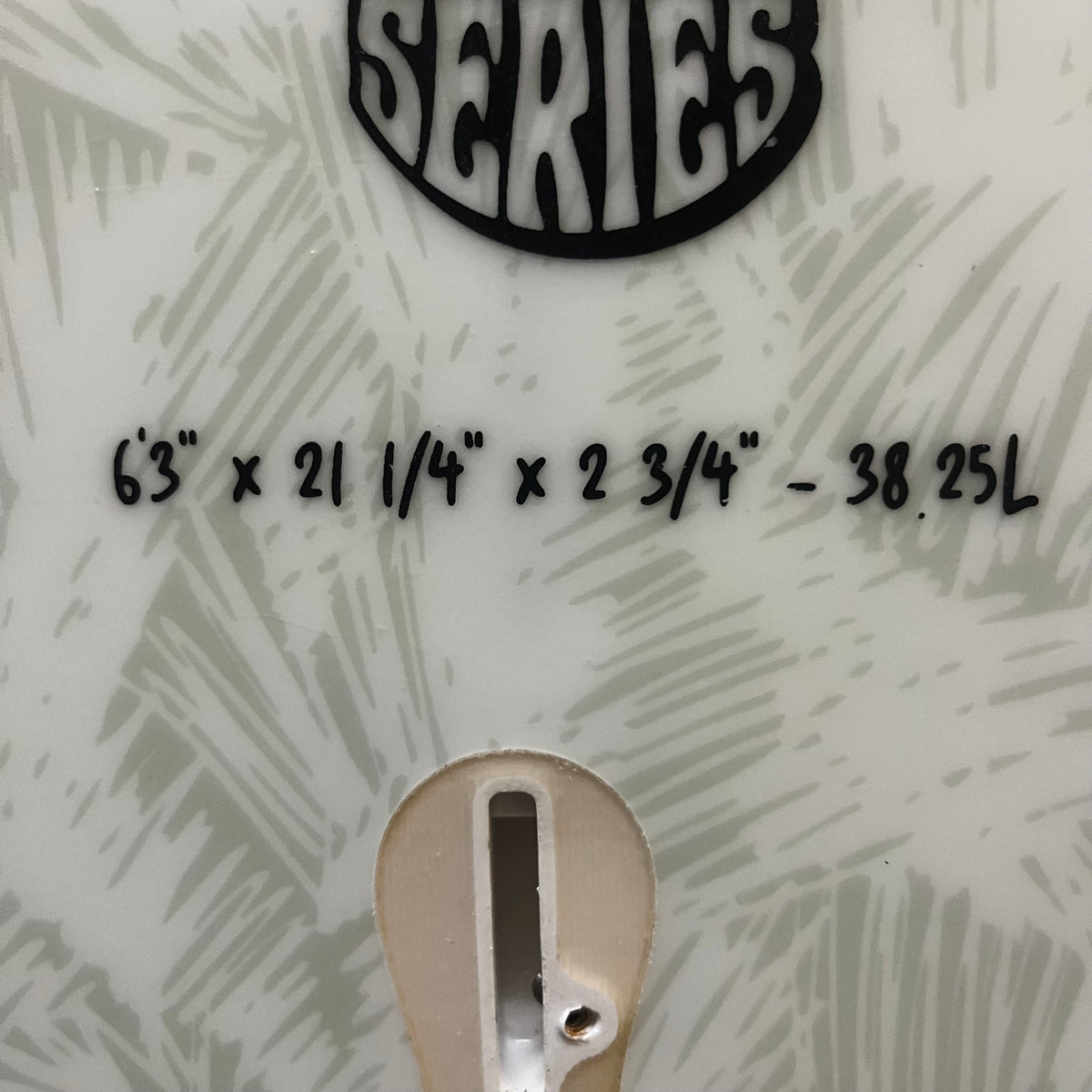 Softech Triplet 6'3" secondhand surfboards dimensions close-up