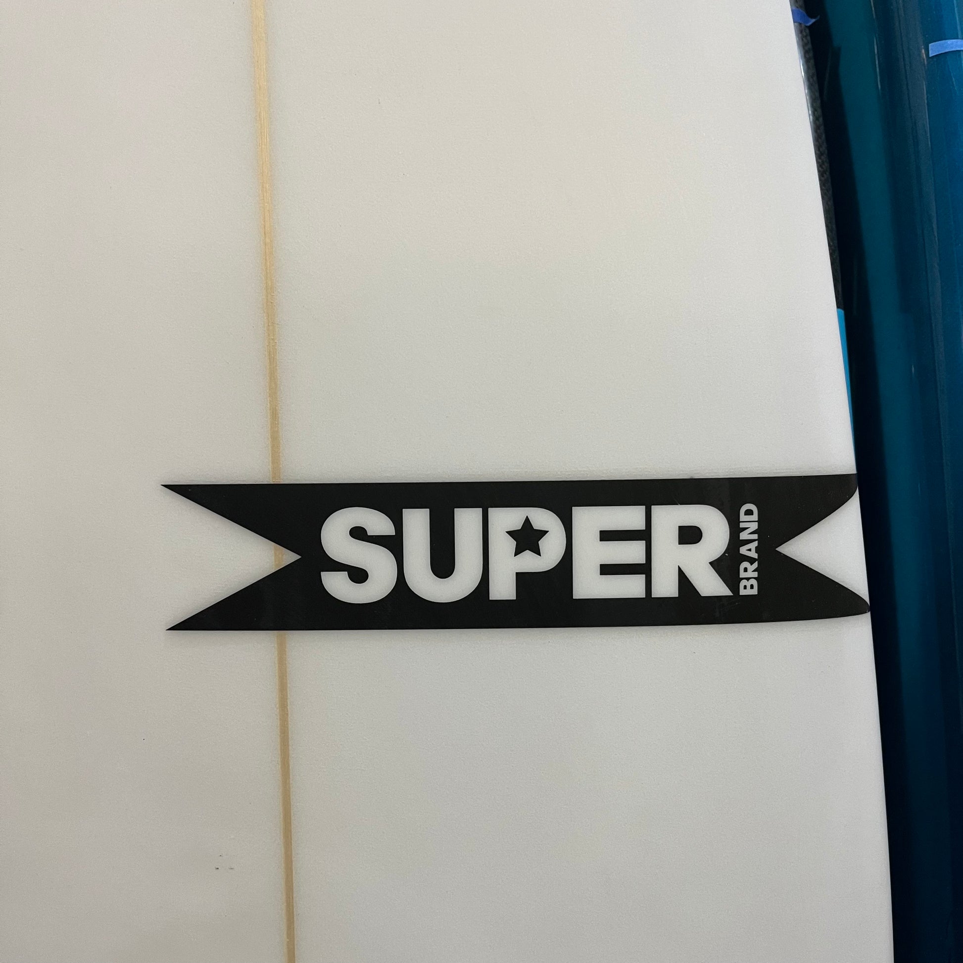 Superbrand Burnside 6'4" secondhand surfboard logo