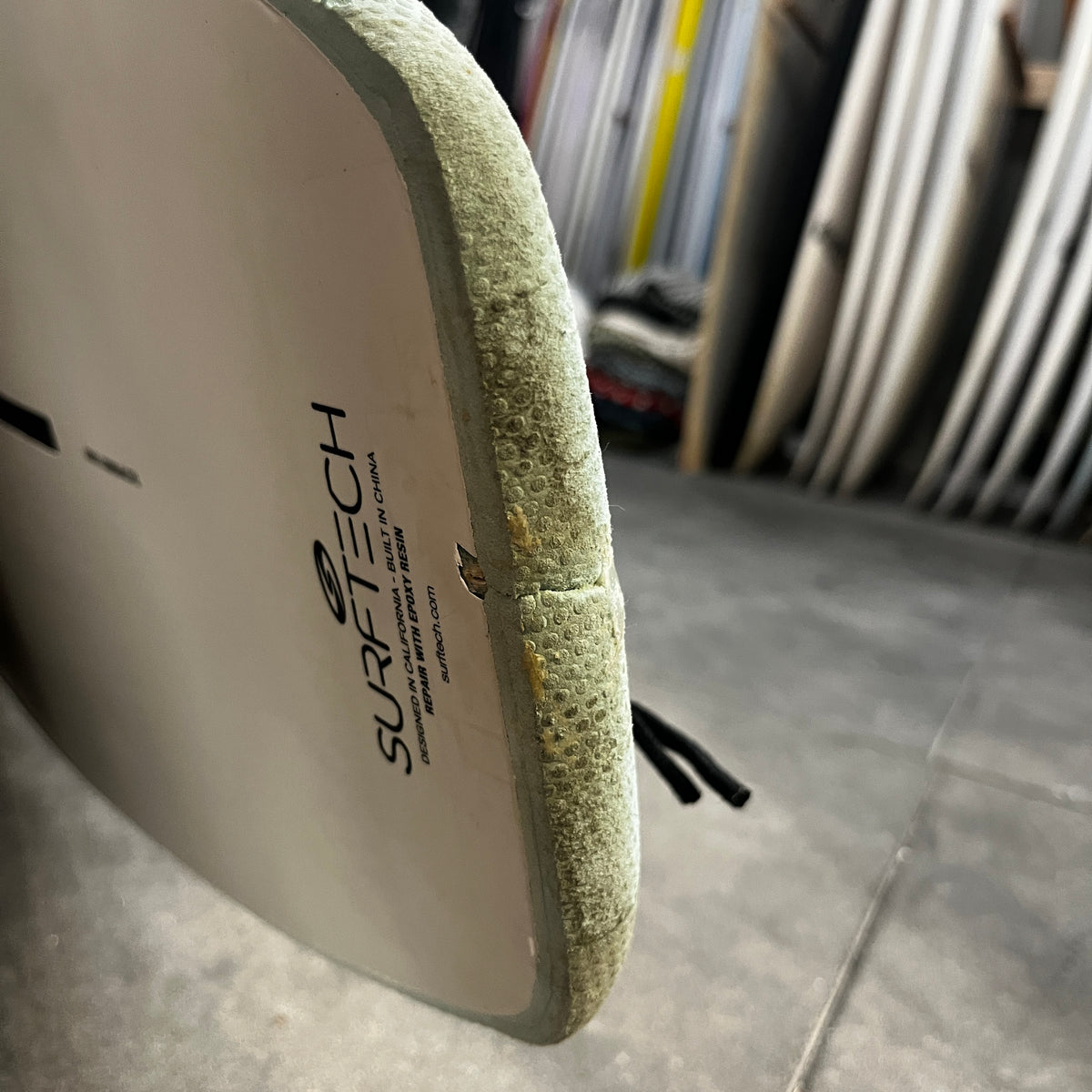 Takayama In The Pink softtop 9'0" secondhand surfboards wear and tear