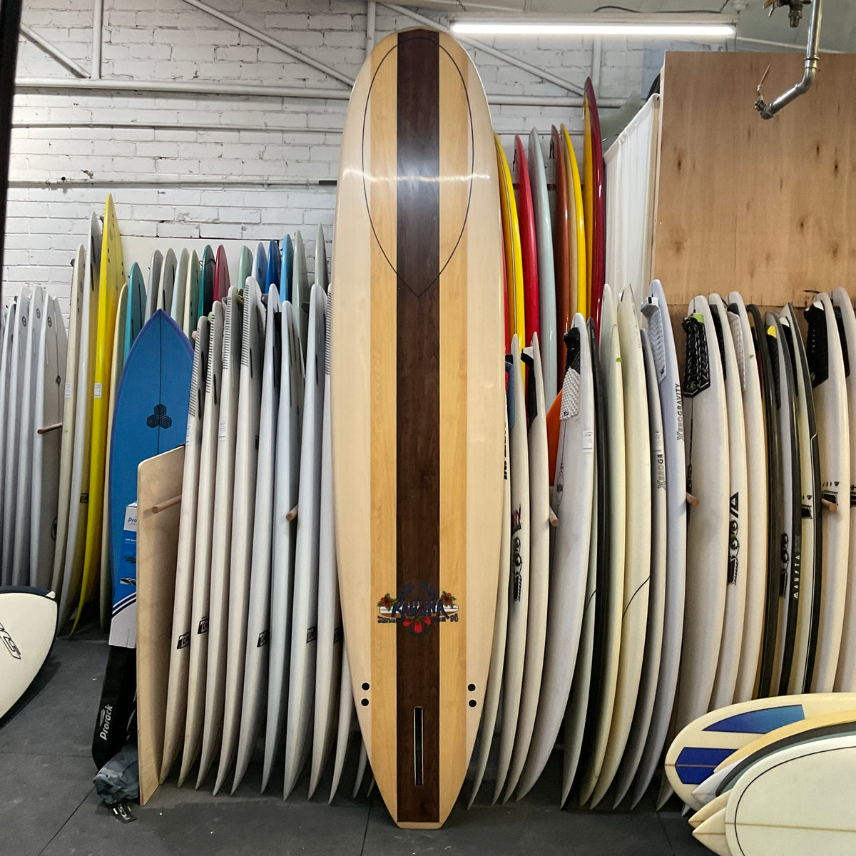 The Big Kahuna longboard 9'0" secondhand surfboards bottom view