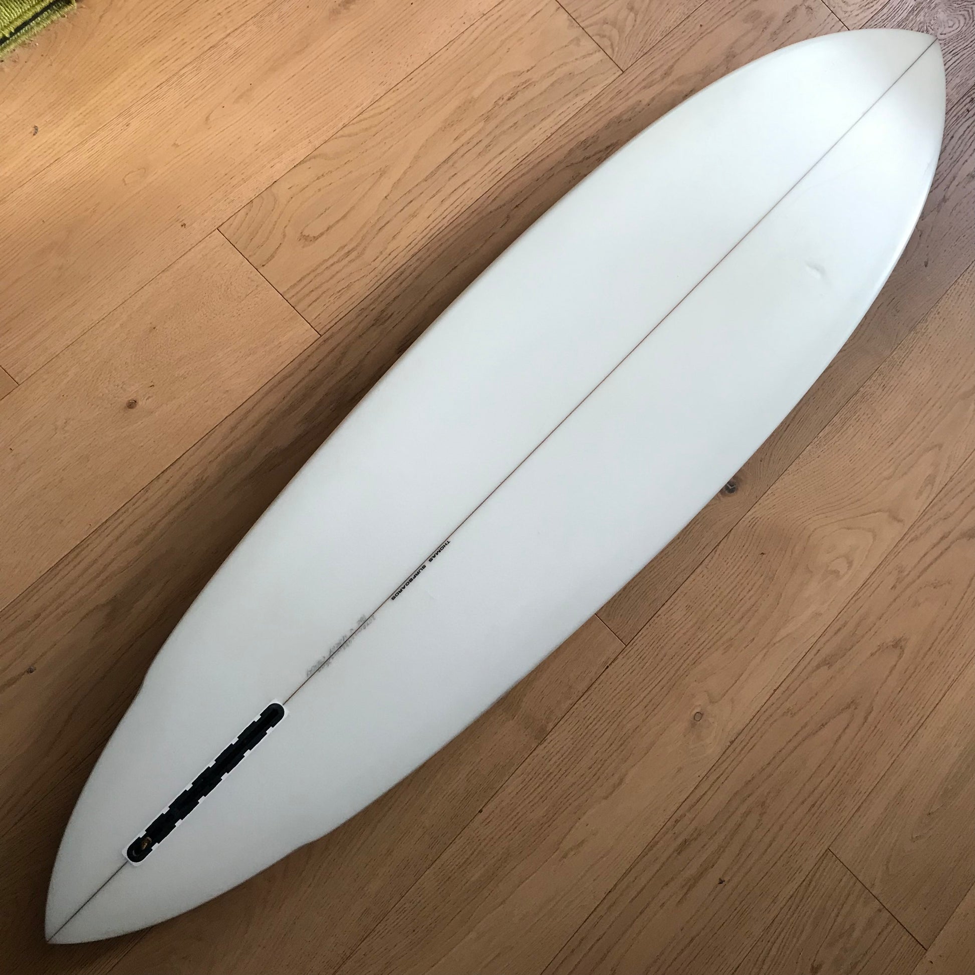 Thomas Surfboards 'Terry Fitzgerald' single fin 6'9" secondhand surfboard bottom view