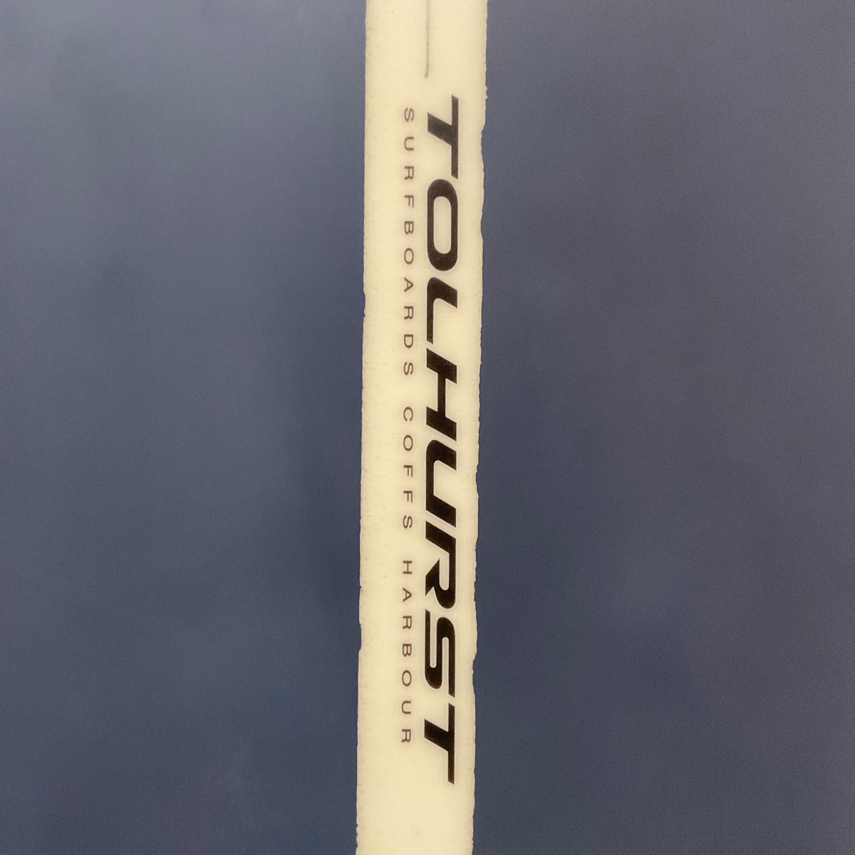 Tolhurst Harley Ingleby WPF 6’4” secondhand surfboards brand logo close-up