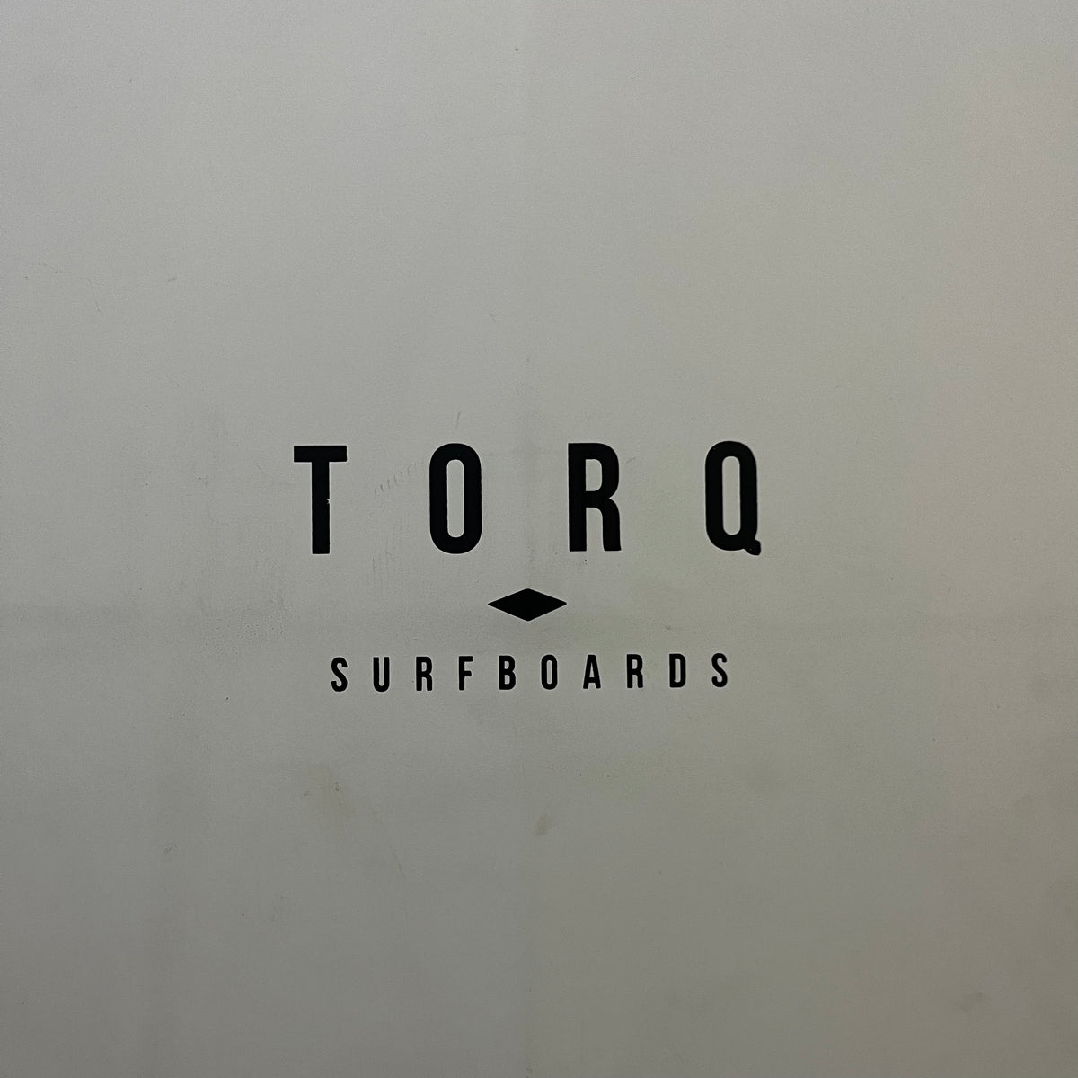 Torq mini mal 8'0" secondhand surfboards brand name close-up