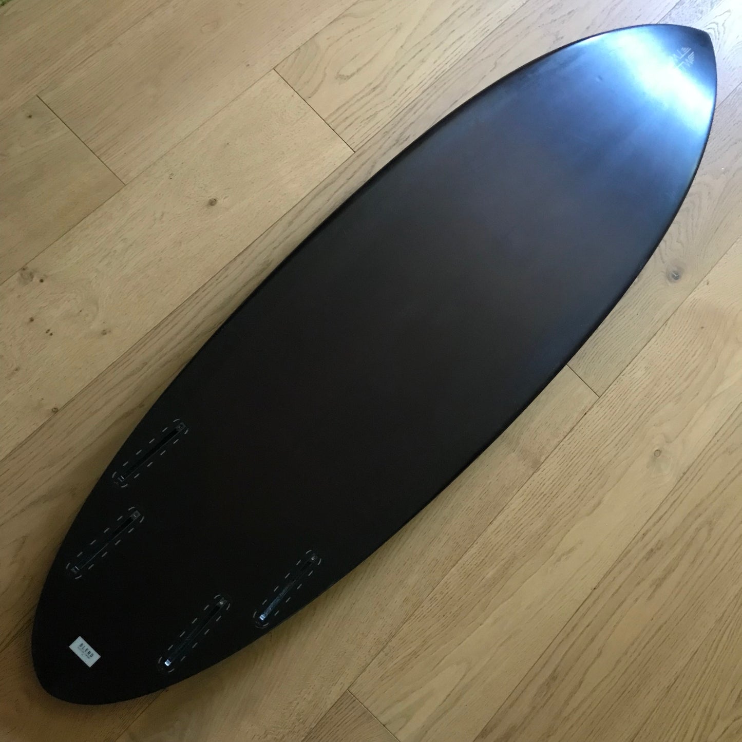 Tyler Warren Shapes Quadratic Formula 5'11" secondhand surfboard bottom view