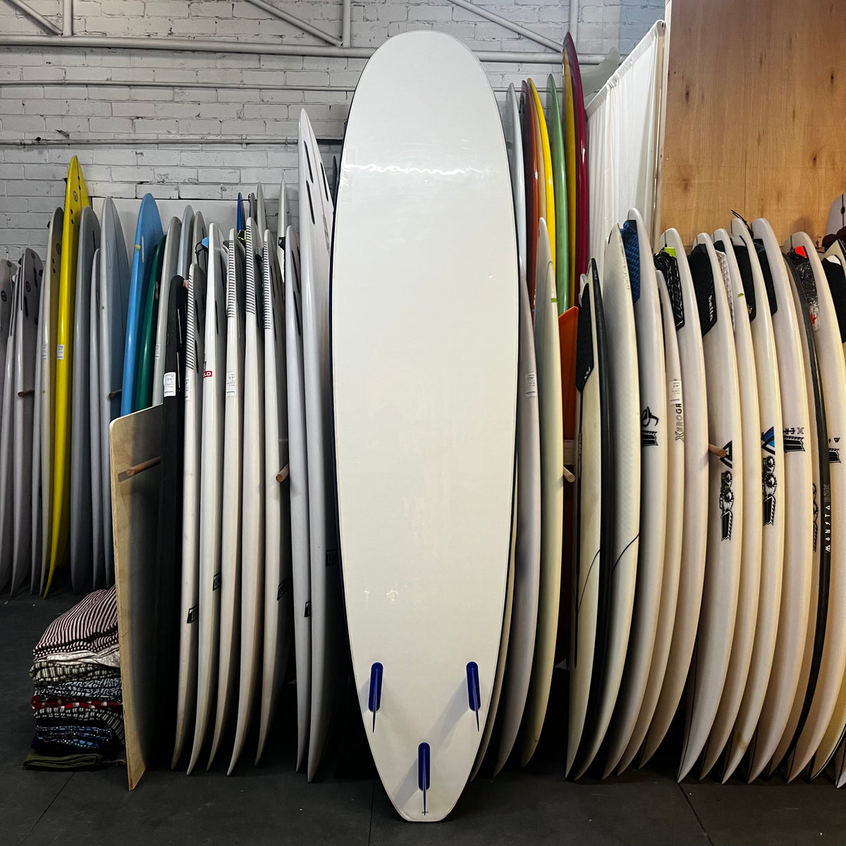 Wavestorm softboards 8'0" secondhand surfboards bottom view