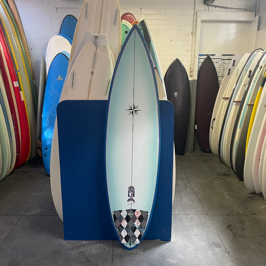 Wayne Lynch Freeform tufflite 6'3" secondhand surfboards top view