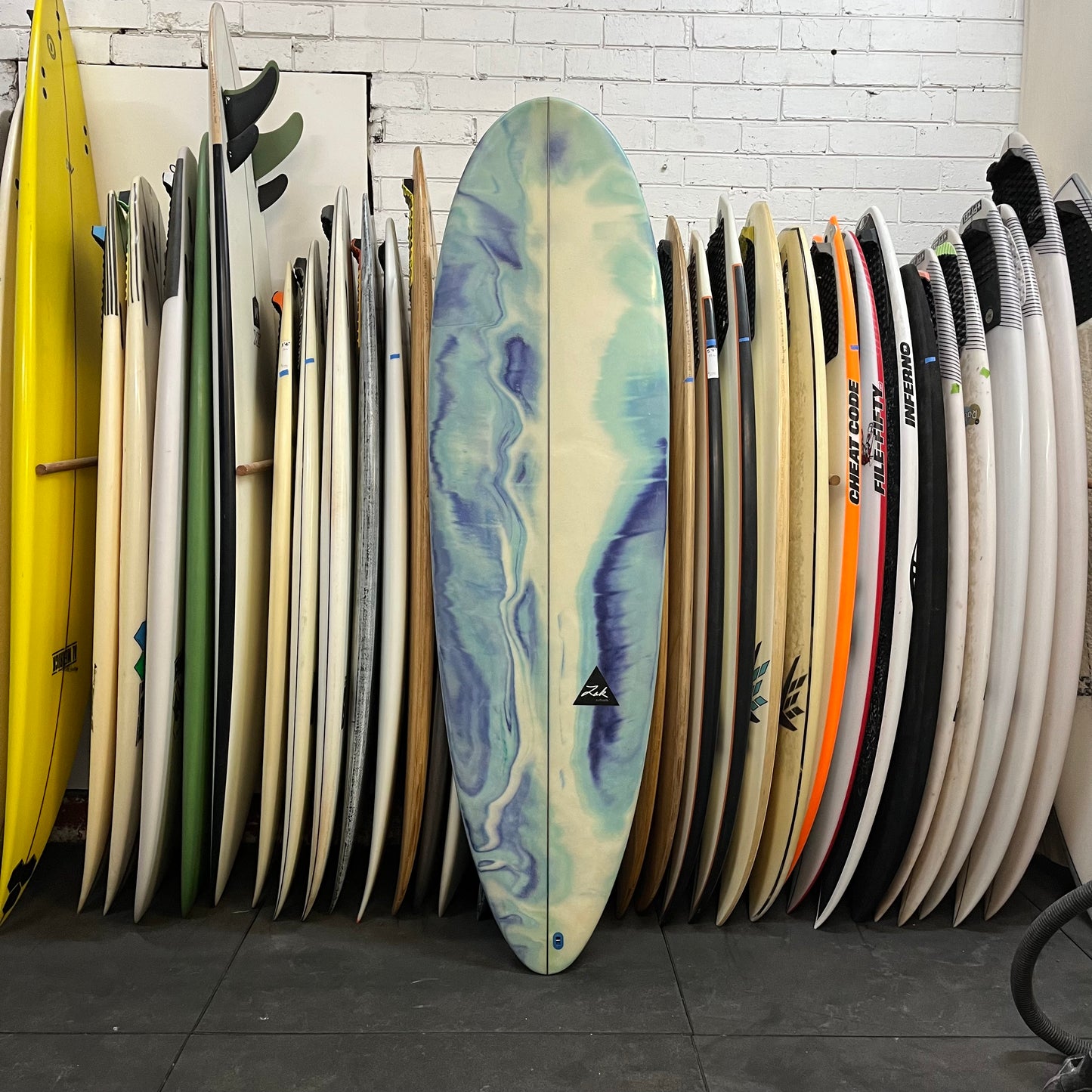 Zak Venus Fly Trap 6'4" secondhand surfboard top view